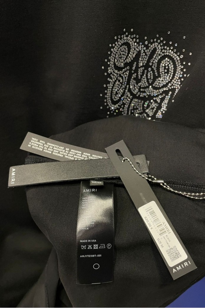 Amiri Shiny Logo Black Amiri Shiny Logo Black