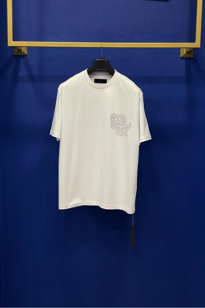 Amiri Shiny Logo White