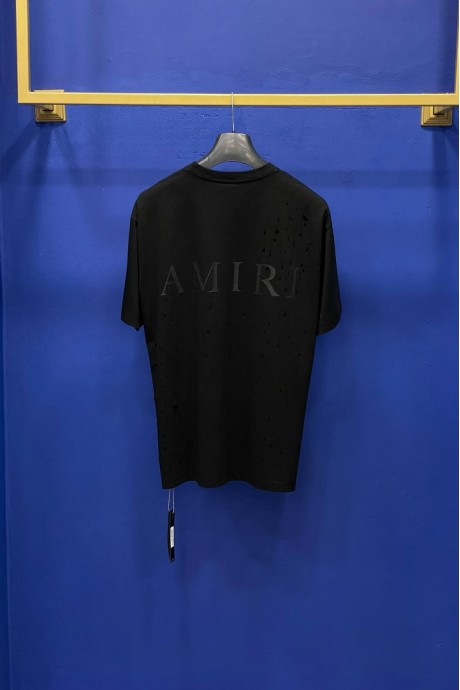 Amiri Logo Teared Black