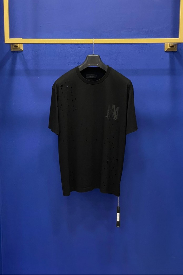 Amiri Logo Teared Black