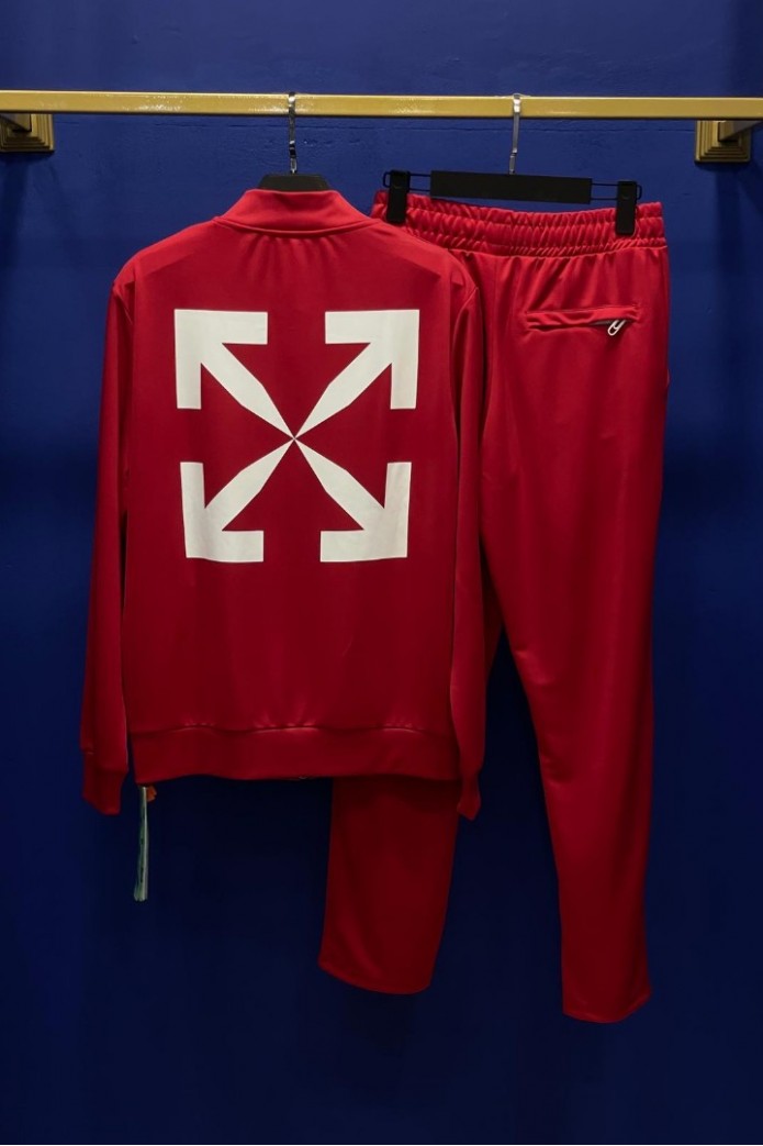 Off White X Tracksuit Red 