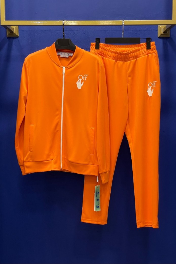 Off White Hand Tracksuit Orange 