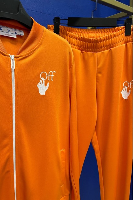 Off White Hand Tracksuit Orange 