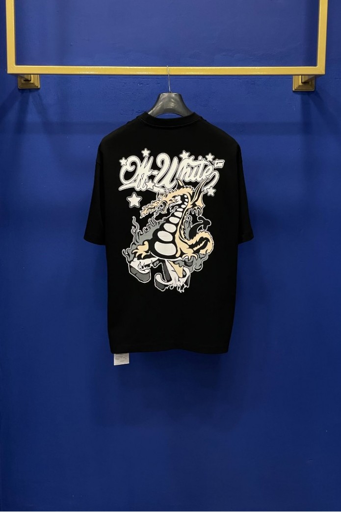 Off White Dragon Black