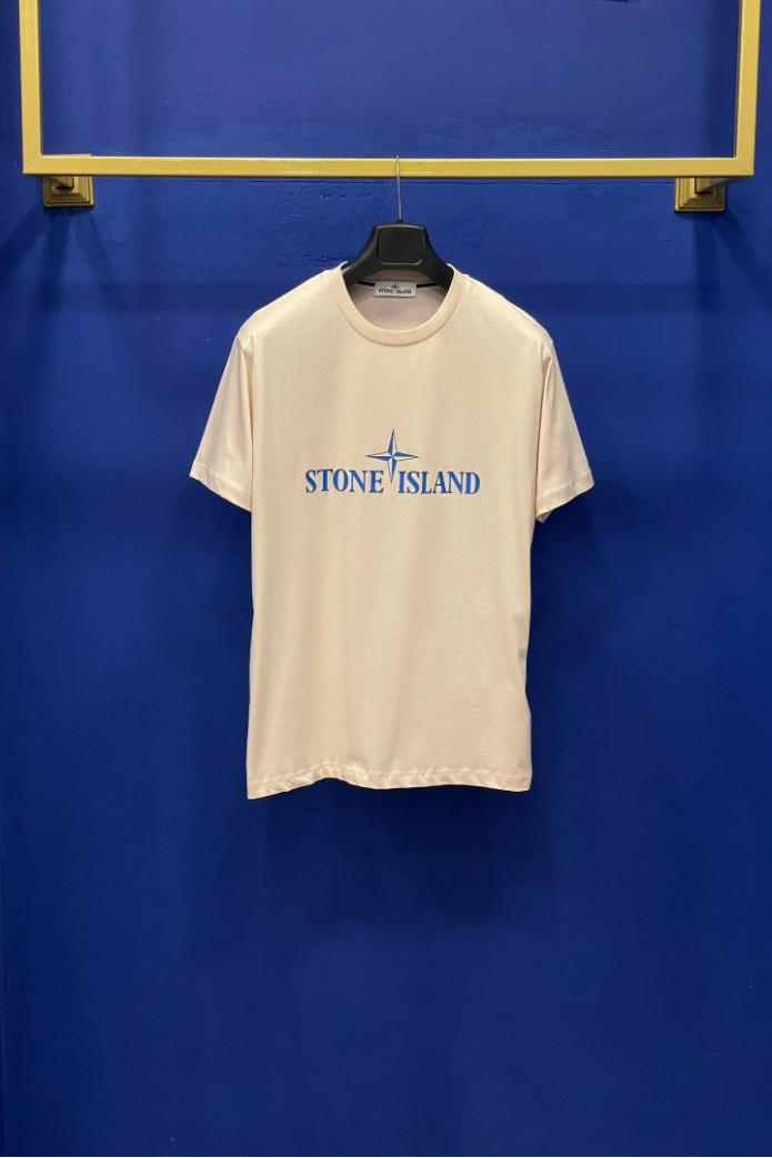 Stone Island Big Logo Ecru